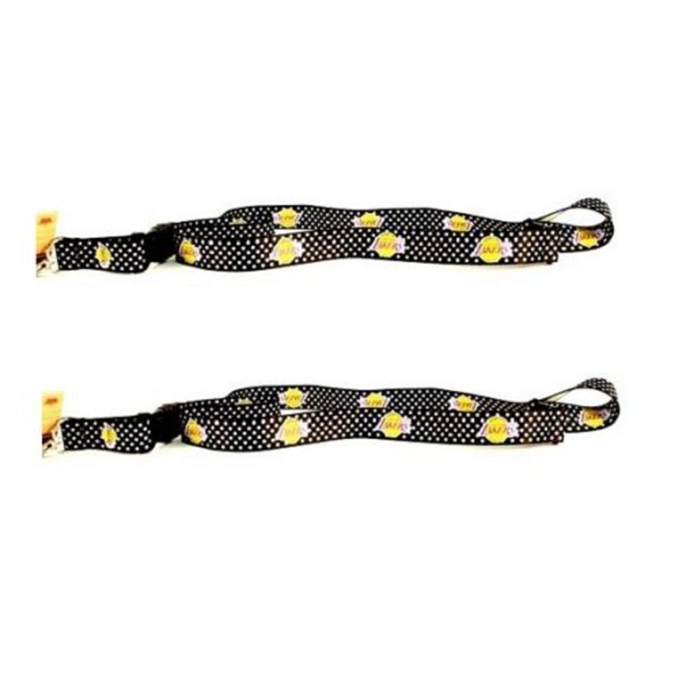 Los Angeles Lakers NBA Polka Dot Lanyard 2 Pack